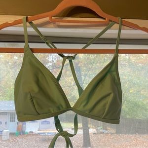 Prana Green Bikini Top Size XS